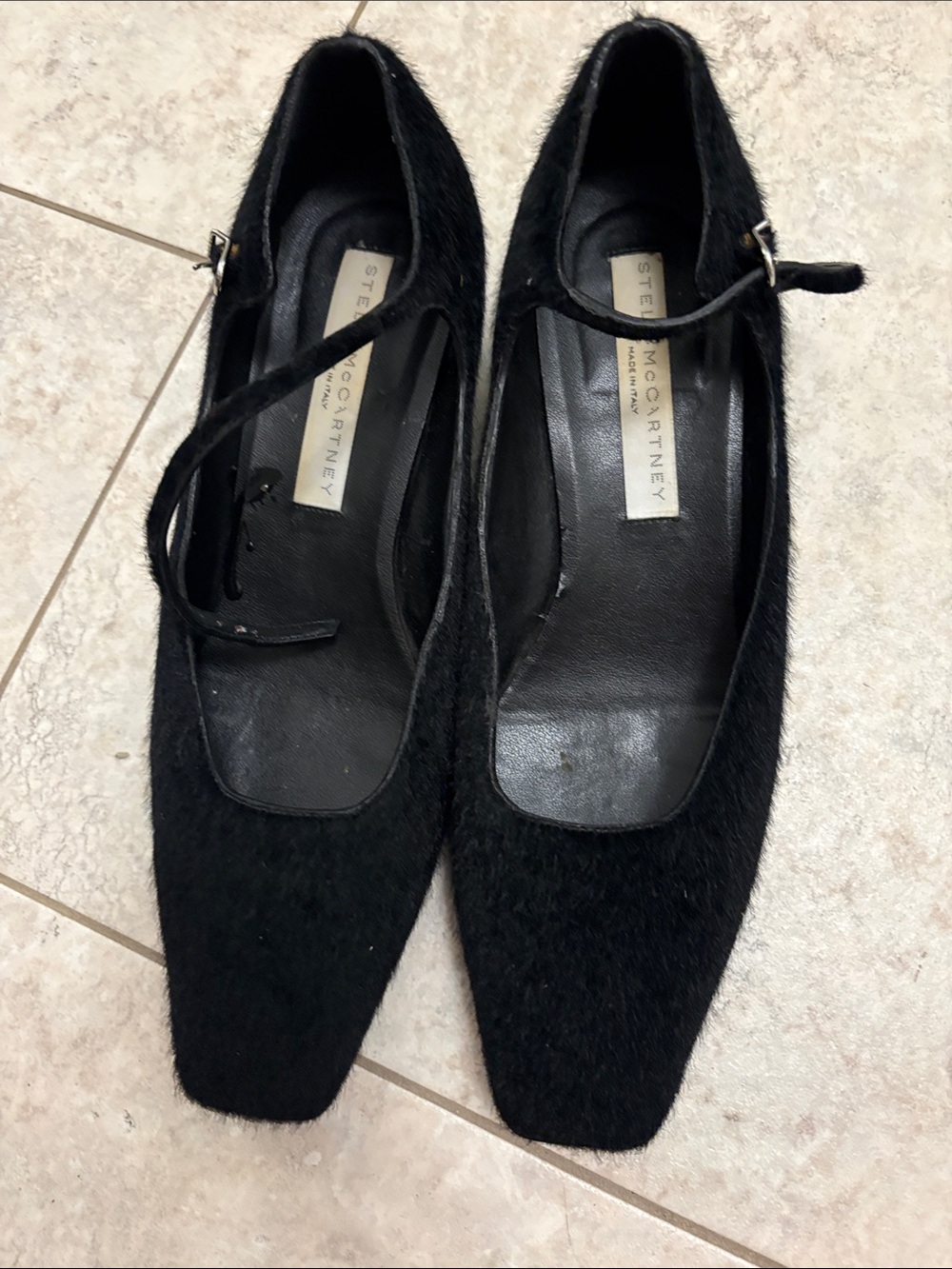 Stella McCartney Black Mary Jane Flats